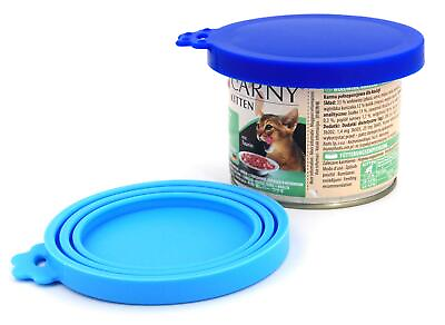 #ad Pet Food Can Lids Silicone Can Lids Covers for Dog and Cat Food Universal S... $10.69