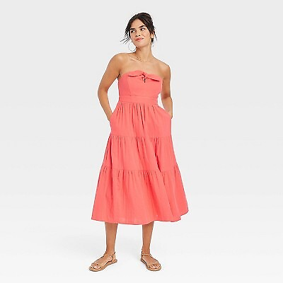 #ad Women#x27;s Strapless Dress Universal Thread $13.99