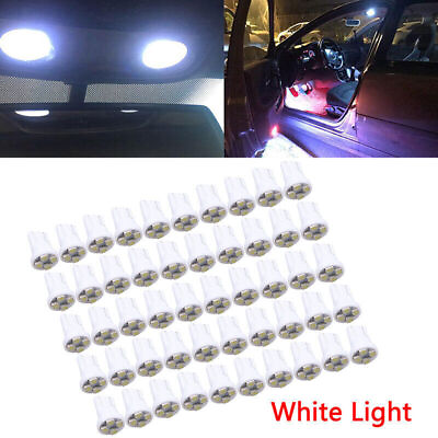 #ad 50x T10 Wedge 4 SMD 1210 LED Brake Light bulbs W5W 2825 158 192 168 194 White 、 $11.98