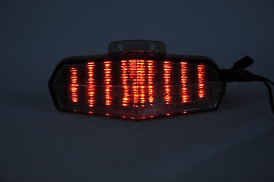 #ad Tail Light LED Clear Sequential Integrated Turn Signal DUCATI 02 07 749 999 $65.66