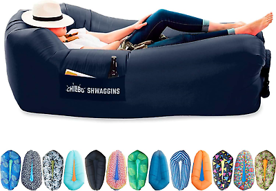 #ad Chillbo Shwaggins Inflatable Couch – Cool Inflatable Chair. Upgrade Your Campi $56.74