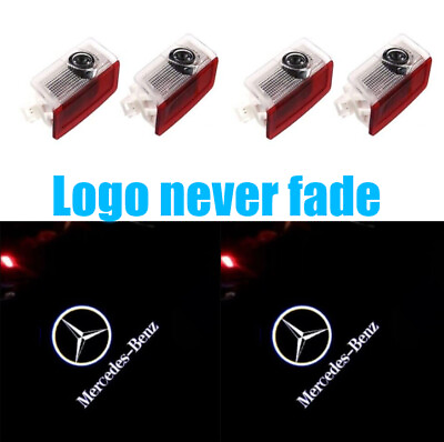 #ad 4x LED Door Courtesy Light Ghost Shadow Projector For Mercedes Benz Never Fade $21.88