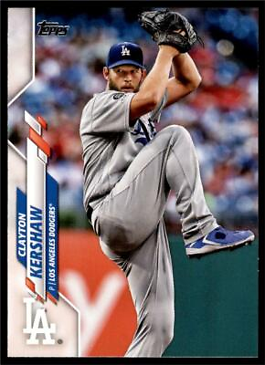 #ad 2020 Topps Series 1 Base #118 Clayton Kershaw Los Angeles Dodgers $0.99