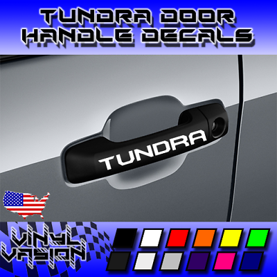 #ad 4x Toyota Tundra 2014 2019 Door Handle Decal Sticker TRD PRO OFFROAD SR SR5 $12.49