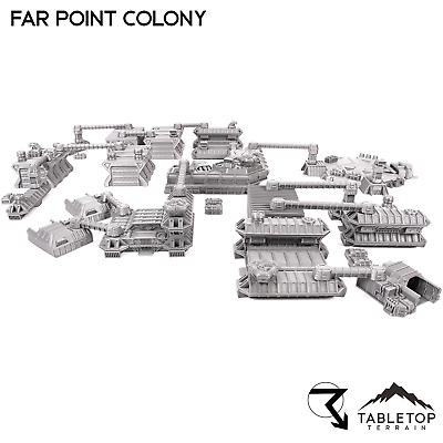 #ad Farpoint Colony TechScape 6mm Compatible with Battletech Mech Terrain $159.79