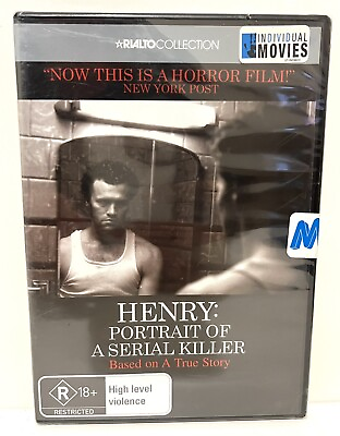 #ad HENRY: PORTRAIT of a SERIAL KILLER True Story Film REG4 New Sealed AU $19.50