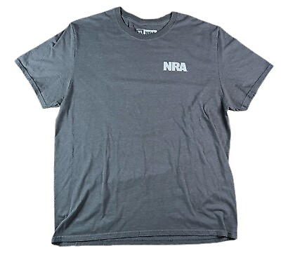#ad #ad NRA Shirt Mens Size XL Gray Certified Instructor “United We Stand” Back Graphic $16.97