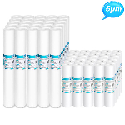 #ad 5 Micron 10quot;x2.5quot; 20quot;x2.5quot; Sediment Water Filter Cartridge for Reverse Osmosis $8.69