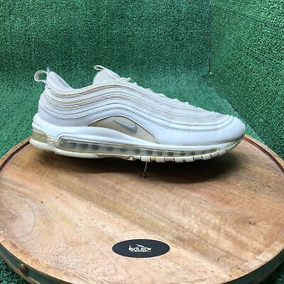 #ad Nike Men’s Air Max 97 Triple White Wolf Grey Shoes Sneakers 921826 101 Size 10.5 $49.95