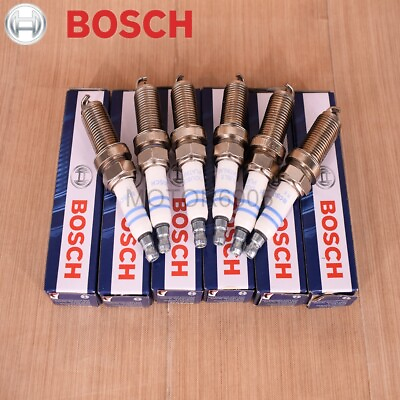 #ad 6Pcs Bosch Spark Plugs Platinum 12122158253 For BMW X5 E60 E83 E85 E90 USA NEW $22.99