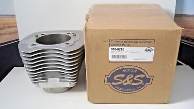 Samp;S 3.927quot; Bore 97quot; 106quot; Cylinder Harley 1999 2016 Twin Cam Silver 910 0210 Y7 $359.00
