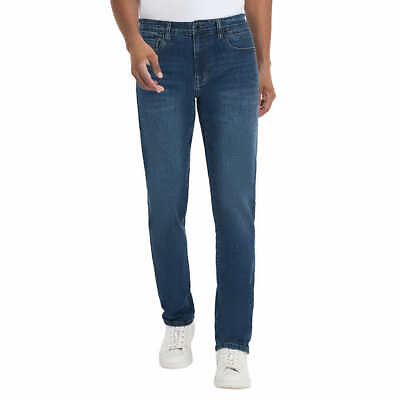 #ad Kenneth Cole Men’s Jean Straight Fit Stretch Fabric Classic 5 pocket style NEW $27.50