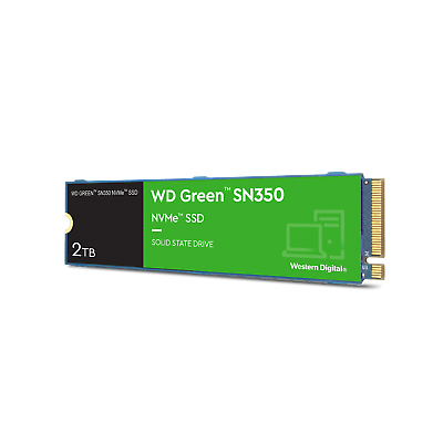 #ad Western Digital 2TB WD Green SN350 NVMe Internal SSD QLC M.2 2280 WDS200T3G0C $119.99