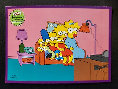 #ad 2006 Inkworks The Simpsons Anniversary Couch Gags Reverse Size Card card #79 $3.99