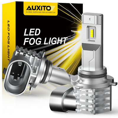 #ad AUXITO 9006 HB4 LED Fog Light Bulbs High Power DRL Lamp Supre White 6500K $19.99