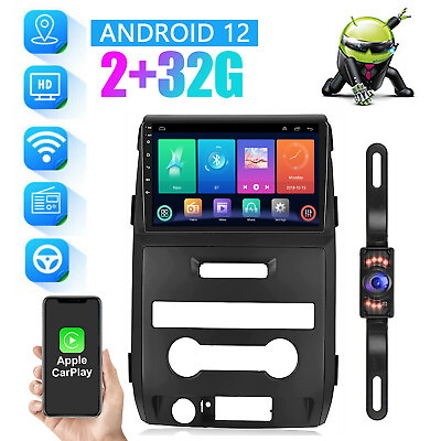 #ad 9quot; Android 12 Car For 2009 2014 Ford F 150 CarPlay Stereo Radio GPS Navi Wifi FM $135.99