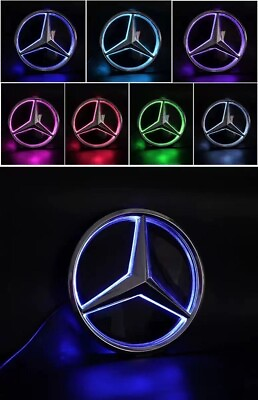 #ad Illuminated LED Light Front Grille Mirror Star Emblem for Mercedes Benz C W204 5 $74.90