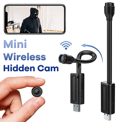 #ad Mini Wireless Spy Camera WiFi HD 1080P Hidden IP Night Vision Home Security Cam $29.99