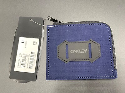 #ad Oakley Street Wallet 2.0 black iris new dark brush uniform grey $25.00