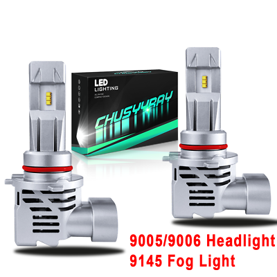 #ad Fog Lights For Ford F 150 2002 2016 10000K 100W LED Bulbs H10 9145 $29.99
