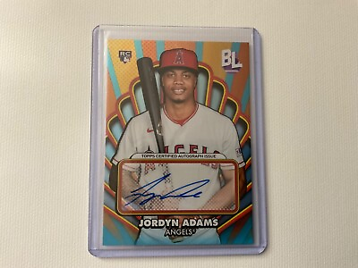 #ad 2024 Topps Big League JORDYN ADAMS Opening Act Autograph Los Angeles Angels $21.99