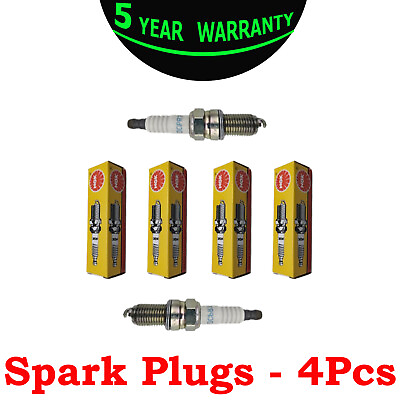 #ad Set 4 pc Spark Plugs ngk DCPR7E 3932 for Chevy SPARK Fiat 500 Pre Set Gap $31.99