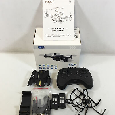 #ad Eluhito H859 Black Foldable Mini Drones For Kids Adults With 1080P HD FPV Camera $49.99