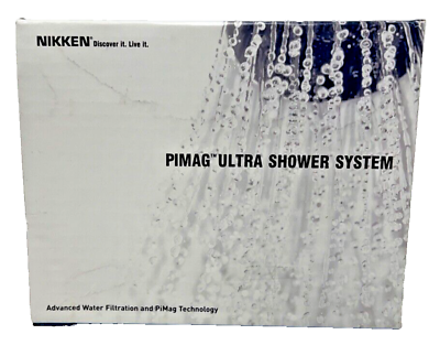 #ad Nikken Pimag Shower Ultra Advanced Water Filtration System 1383 New Open Box C $84.99
