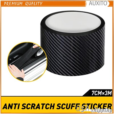 #ad 3M*7CM Anti Scuff Scratch Cover Decal Sticker Carbon Protector Fiber Universal $9.11