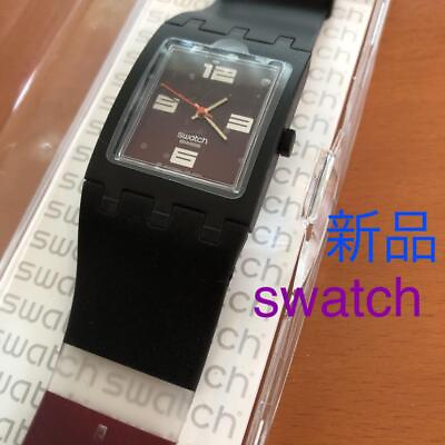 #ad Swatch Boxed Square Face Watch $155.00