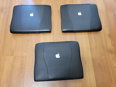 #ad Lot of 3 Vintage Apple Macintosh PowerBook G3 Laptop Lot M4753 M5343 READ $170.00