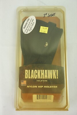 #ad #ad Blackhawk Nylon Hip Holster Size 2 Right Hand 3 4quot; M L Double Action Revolvers $19.95