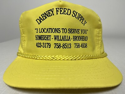 #ad Vintage Dabney Feed Supply Ky Snapback Trucker Hat Cap $26.99