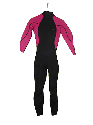 #ad Dark Lightening Womens 6 Neoprene Full Scuba Diving Wetsuit PINK 3 MM $35.00