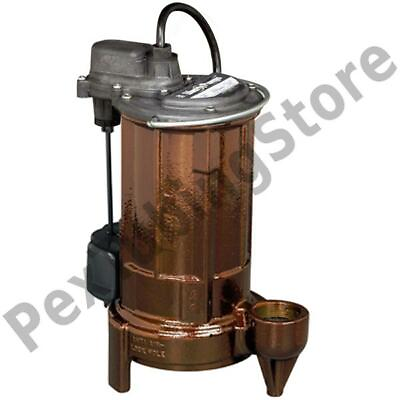 #ad Automatic Sump Effluent Pump w Vertical Float Switch 10#x27; cord 3 4 HP 115V $404.95