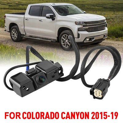 #ad ABS Plastic amp; Metal Camera Rearview Backup Black For Colorado 2015 2021 $44.76