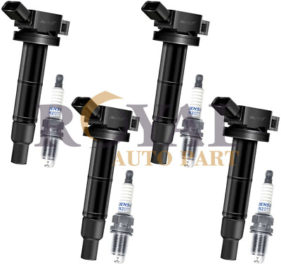 Ignition Coil amp; Denso OEM Spark Plug For 2002 2012 Toyota Camry 2.4L UF333 $78.99