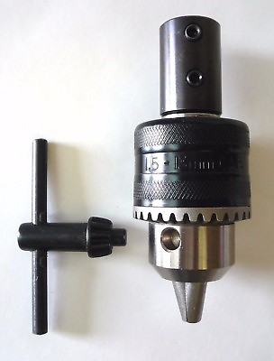 #ad 1 2quot; Jacobs Keyed Drill Chuck On 1 2quot; Spindle Adapter fits 1 2quot; Motor Shaft New $59.95