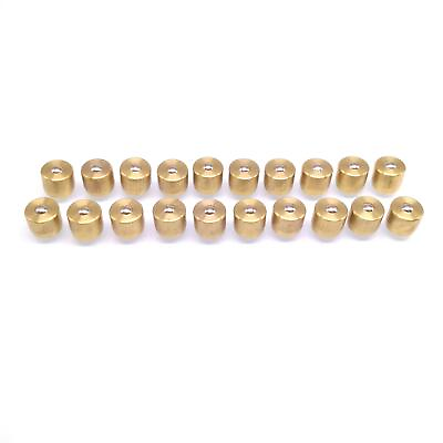 #ad 20pcs M8 x 8mm Copper Press In Fit Ball Type Oil Cup Oiler Lathe Engine Motor $11.71