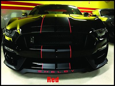 #ad Ford Mustang SHELBY GT350 Front Splitter Vinyl Decal Overlay $19.95