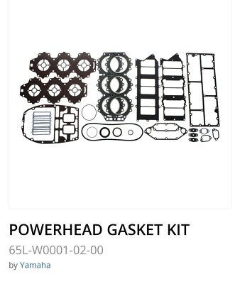 #ad OEM Yamaha Gasket Kit 65L W0001 02. Y100802A $220.00