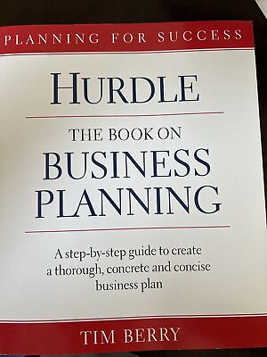 #ad Hurdle : The Book on Business Planning by Timothy J. Berry 2006 Trade... $8.38
