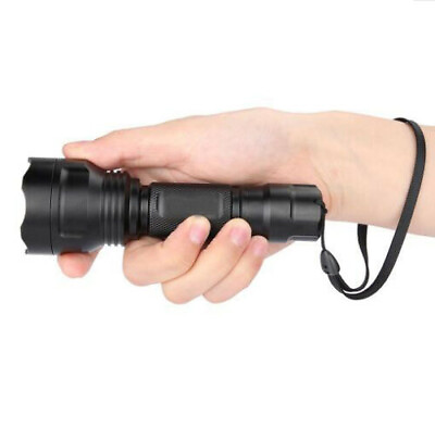 #ad C8 Zoomable Infrared 850nm LED Night Vision Single Mode Hunting Flashlight Torch $22.99