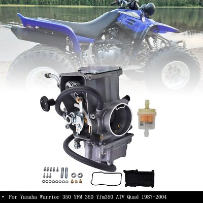 #ad #ad Carburetor For 1987 2004 Yamaha Warrior 350 YFM 350 Yfm350 Quad $32.33