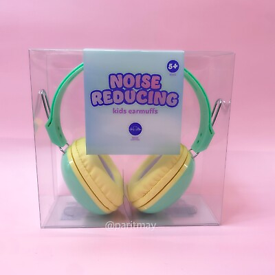 #ad #ad Target Bullseye Playground Noise Reducing Kids Earmuff Green Yellow NIB $14.99