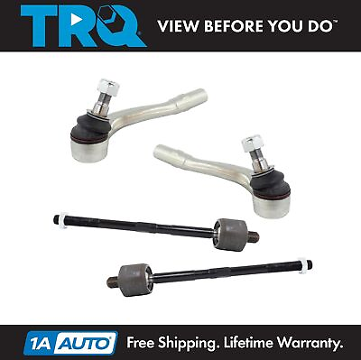 #ad TRQ Front Inner amp; Outer Tie Rod Rack Steering End Kit Set of 4 for C300 E350 RWD $62.95