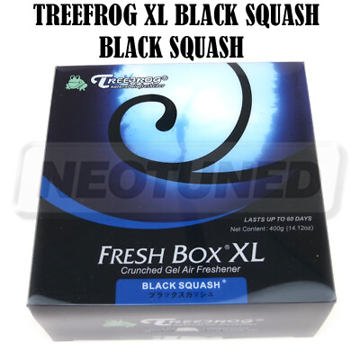#ad Treefrog Fresh Box XL Air Freshener JDM Extra Large 400g Scent Black Squash $13.88