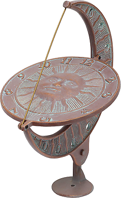 #ad Products Sun and Moon Sundial Copper Verdi $110.19