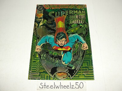 #ad Superman #82 Comic DC 1993 1st Print Chromium Cover Reign Of Supermen Jurgens $6.99