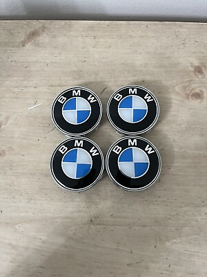 #ad 4 PCS 68mm Fit For BMW Wheel Rim Cover Hub Center Caps Logo Emblem $19.00